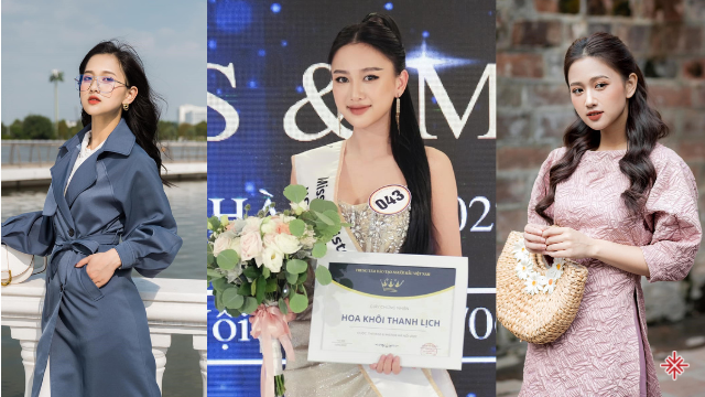 Bùi Thu Hương đoạt giải Hoa khôi Thanh lịch tại Miss & Mister Hà Nội 2022 khoa khoi thanh lich huong thu bui avt 001