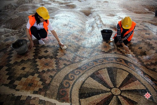 Bức tranh khảm Mosaic lớn nhất thế giới được phát hiện ở Thổ Nhĩ Kỳ 003 buc tranh kham mosaic lon nhat the gioi duoc phat hien o tho nhi ky