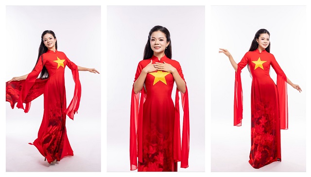 Hoa hậu Tân Lê bật mí ‘những lưu ý’ khi mặc áo dài thuần Việt hoa hau tan le bat mi nhung luu y khi mac ao dai thuan viet 002